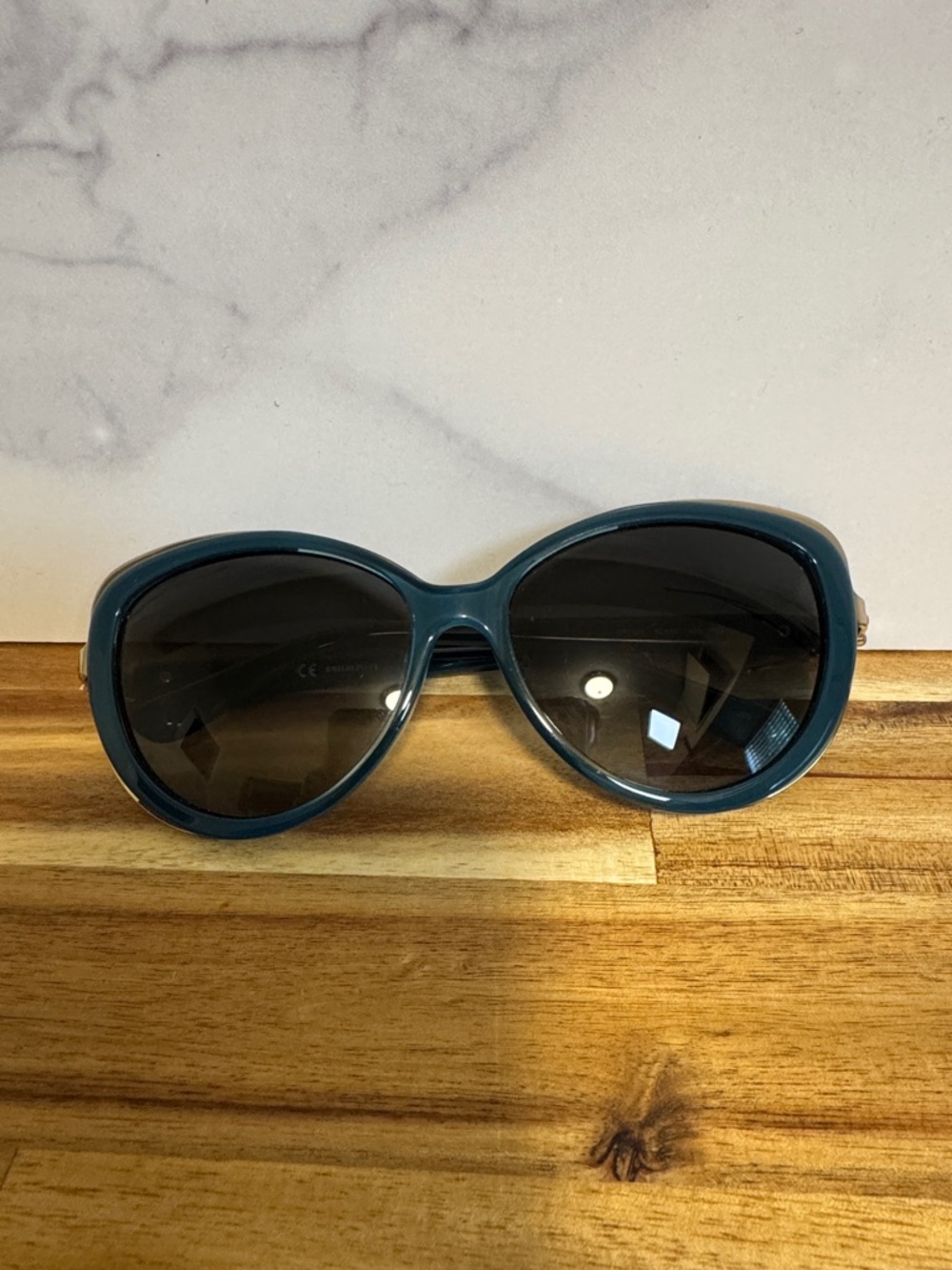 Emilio Pucci EP719S Teal Cat Eye Sunglassesβ Gold Accent